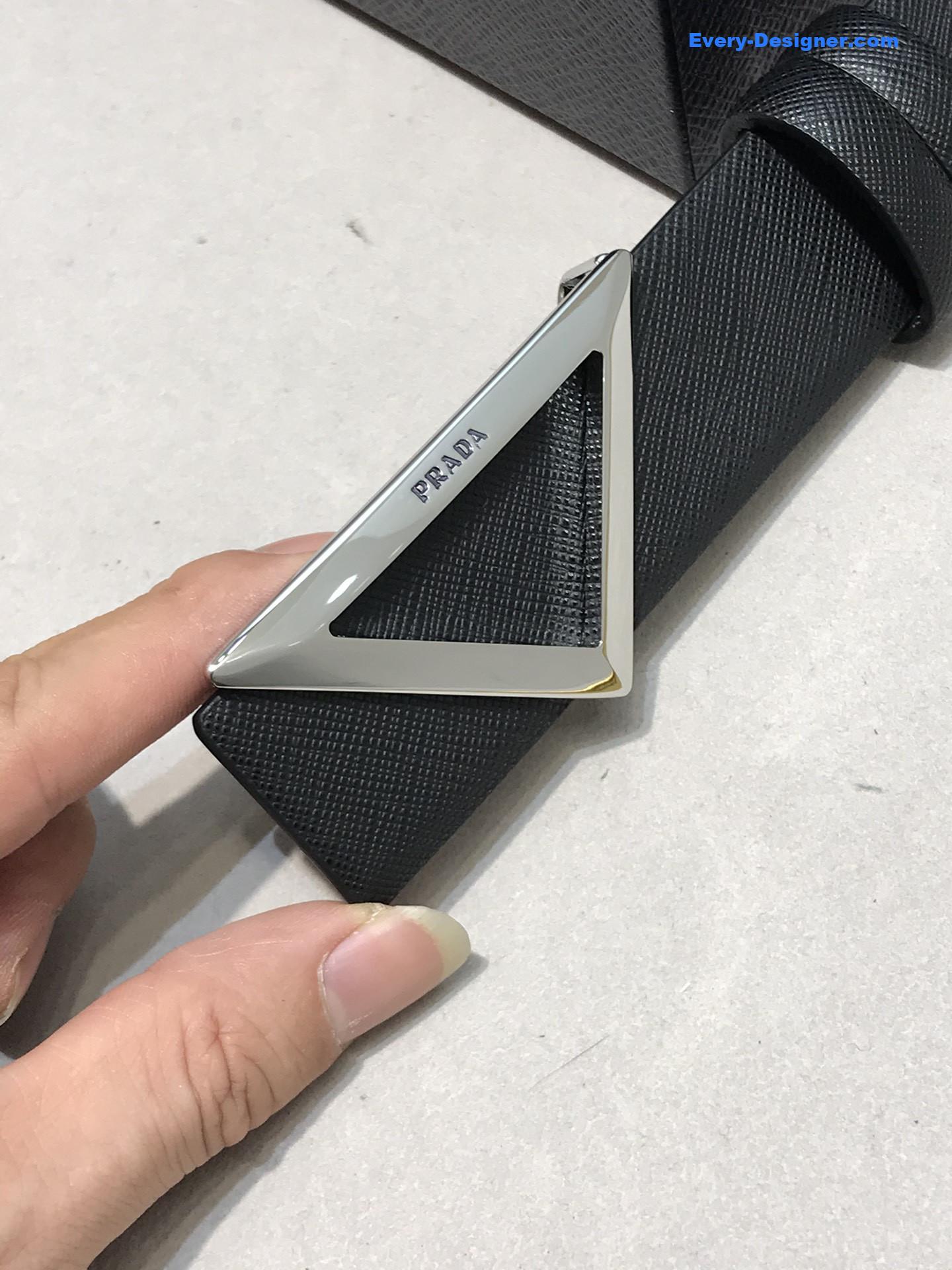 prada saffiano leather belt
