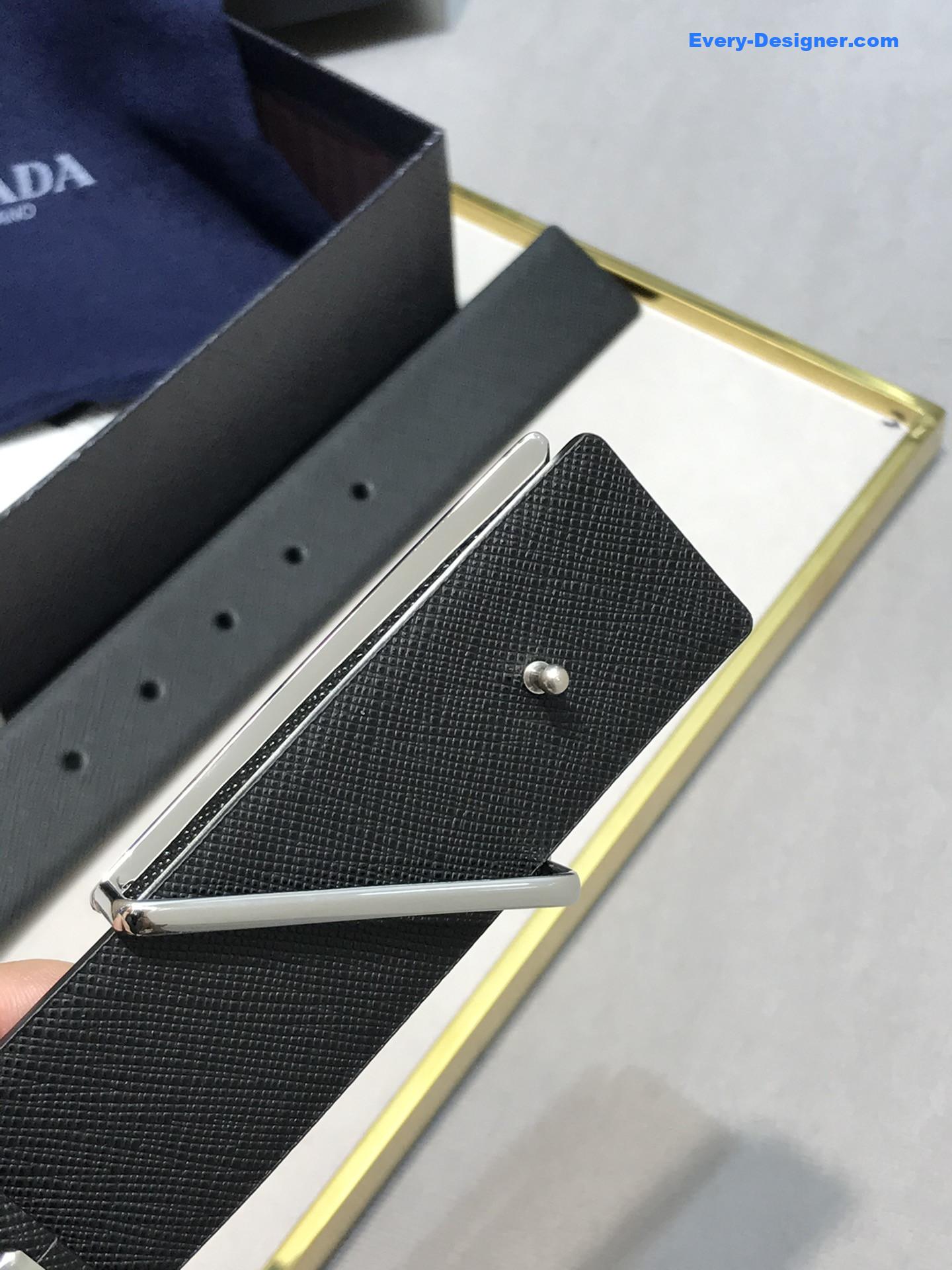 prada saffiano leather belt