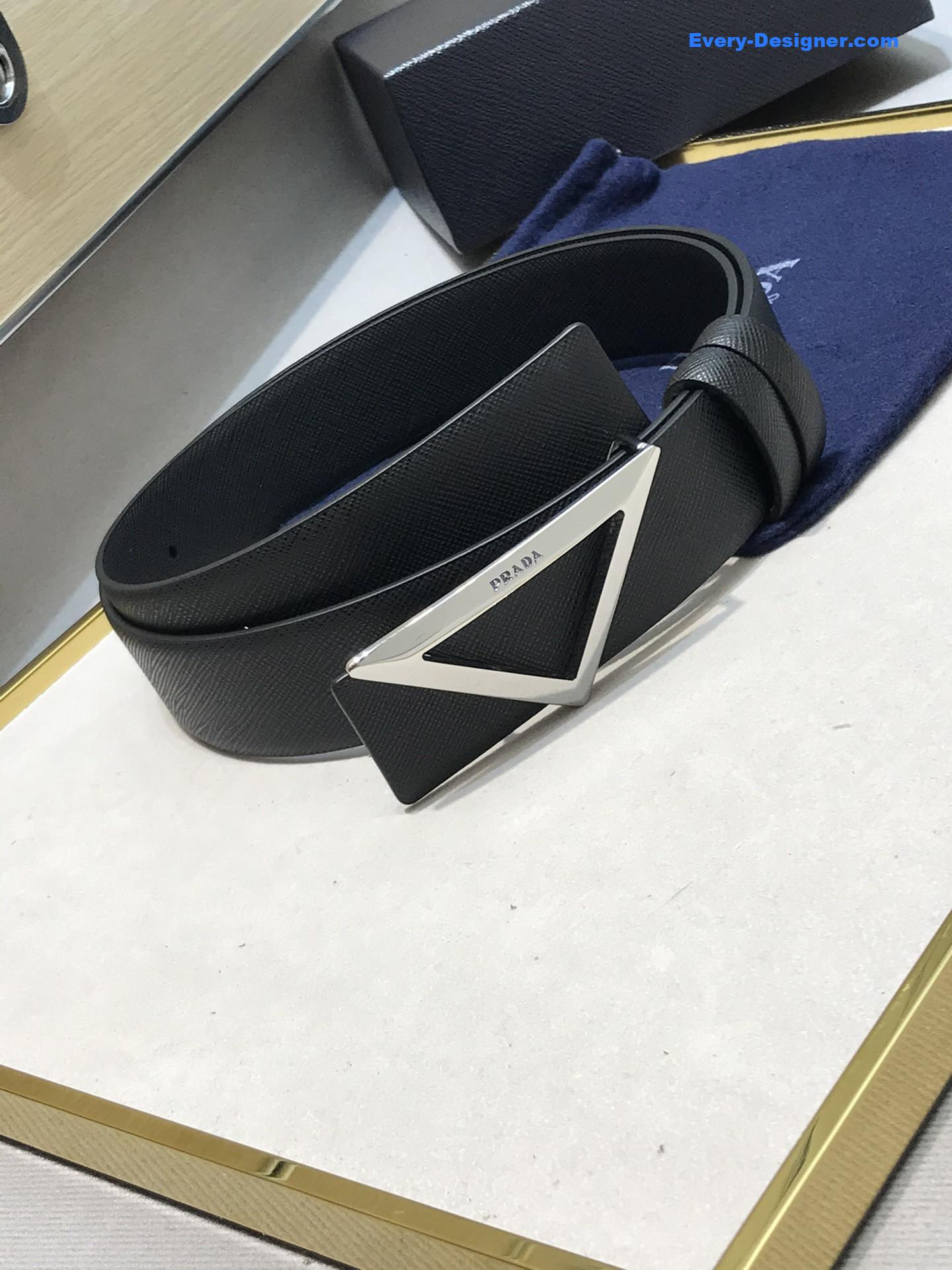 prada saffiano leather belt