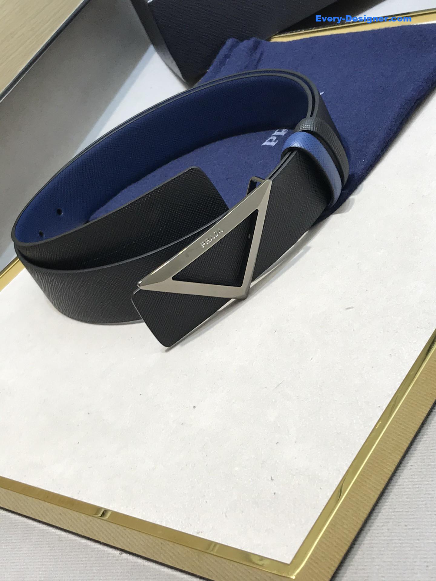 prada saffiano leather belt