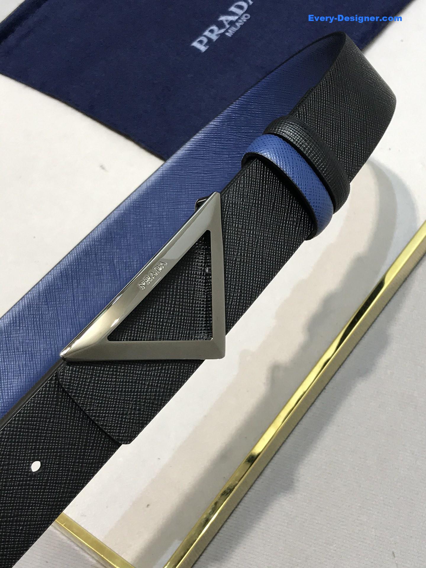 prada saffiano leather belt