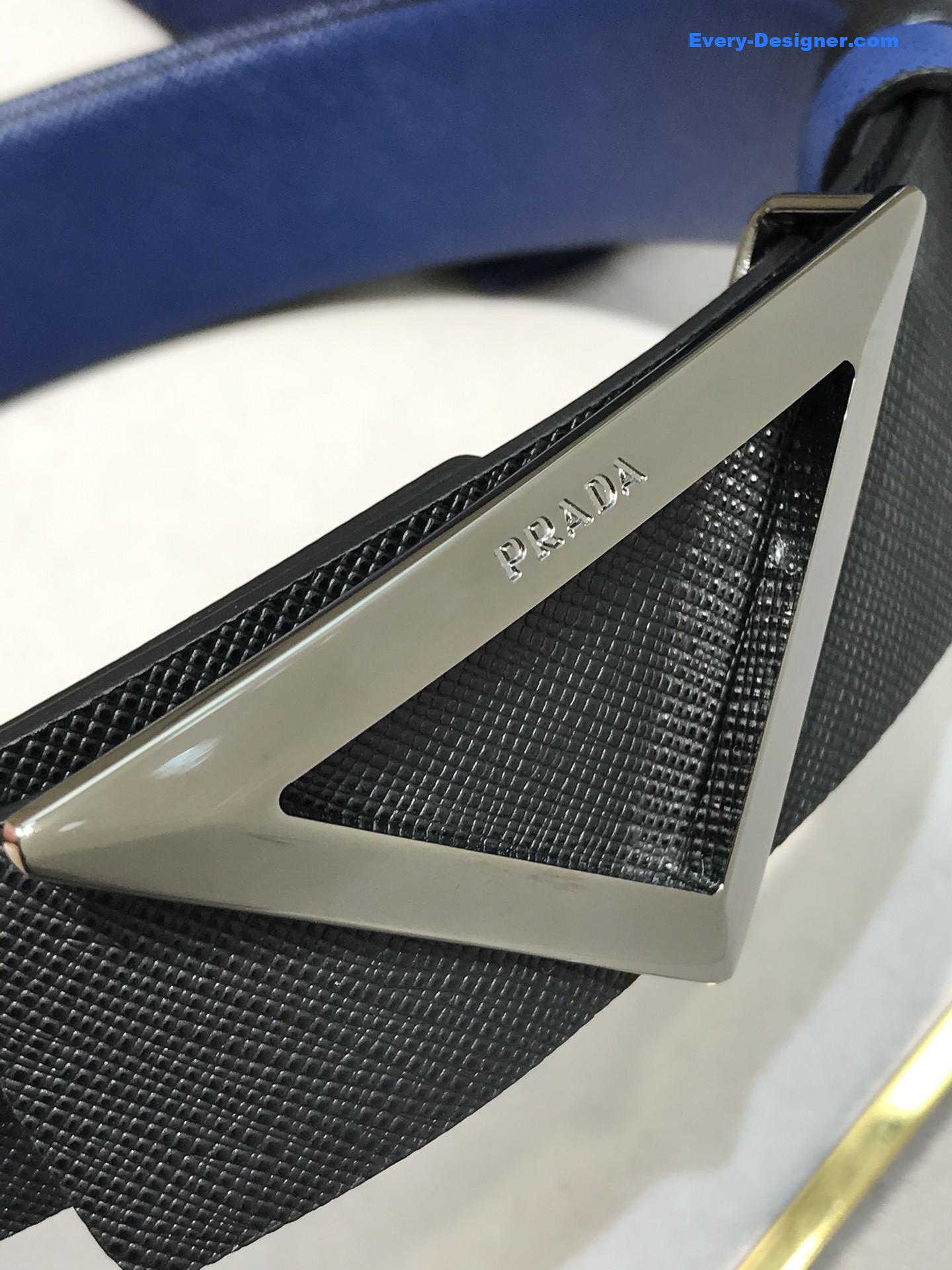 prada saffiano leather belt