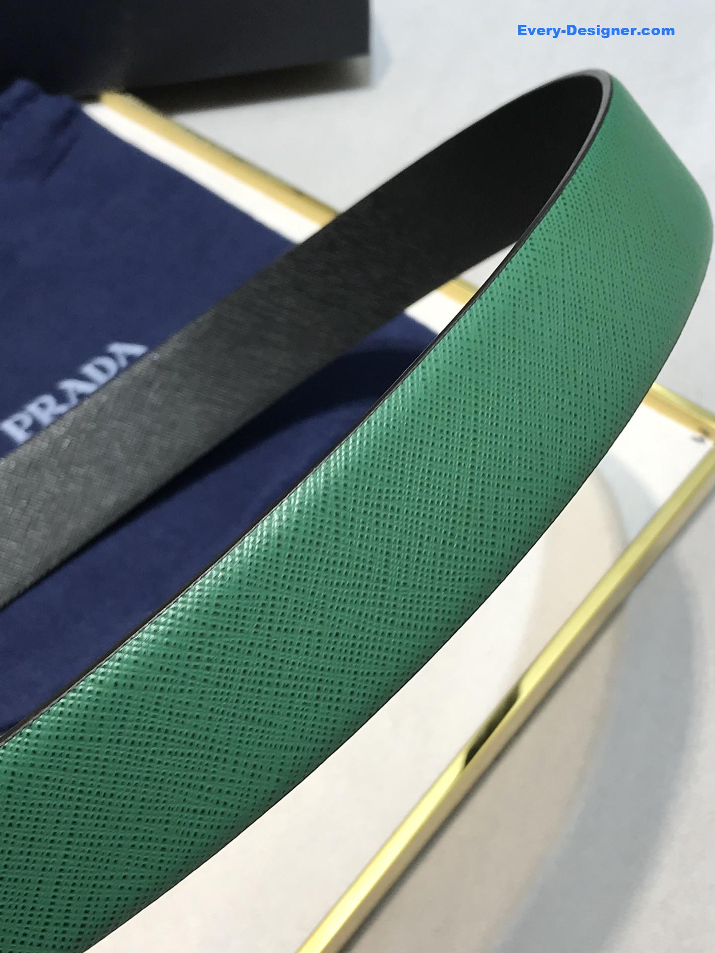 prada saffiano leather belt