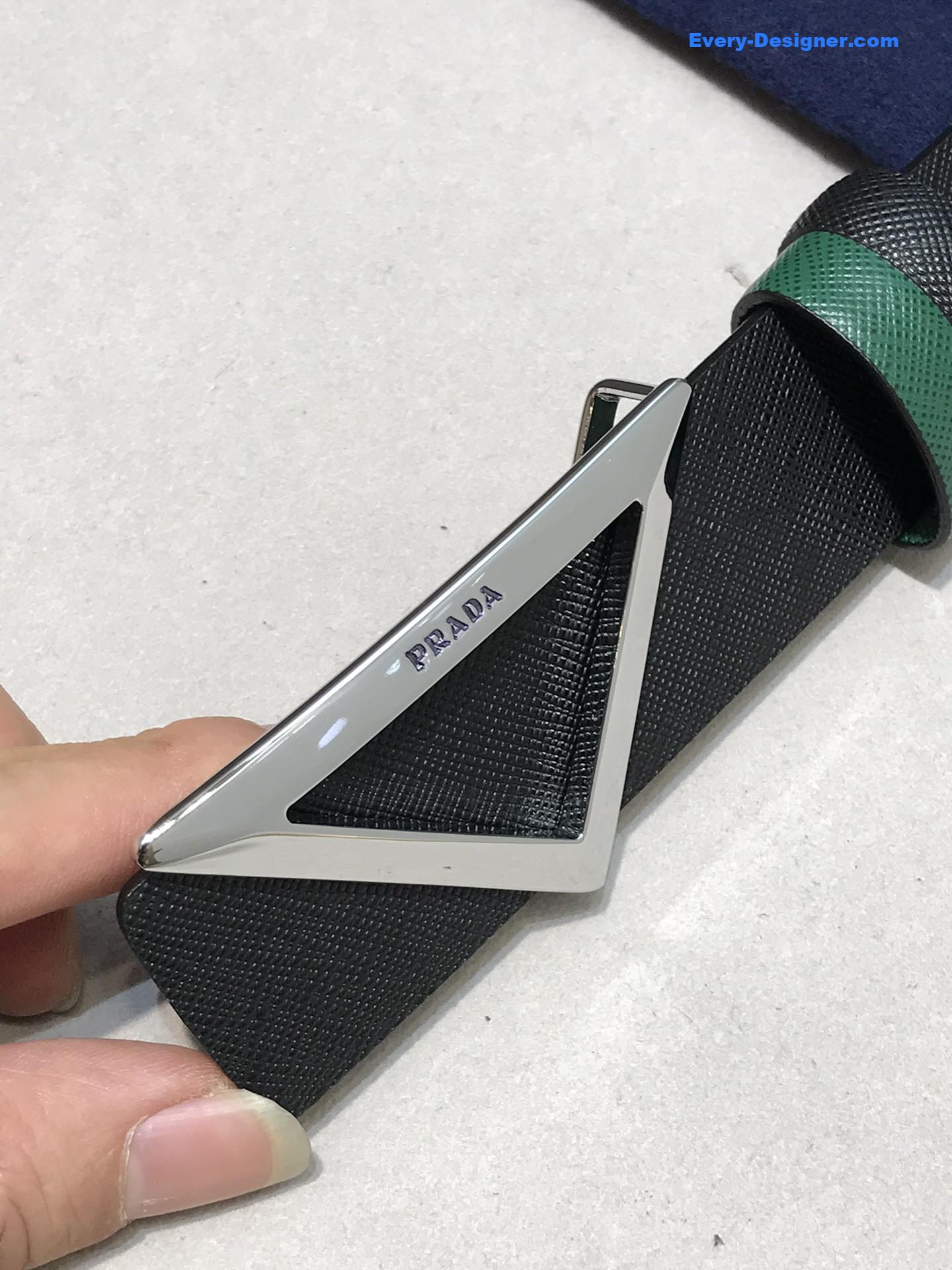 prada saffiano leather belt