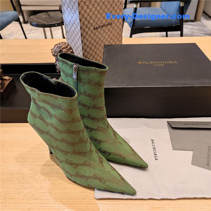 Ba1en*iaga pointed toe stiletto boots