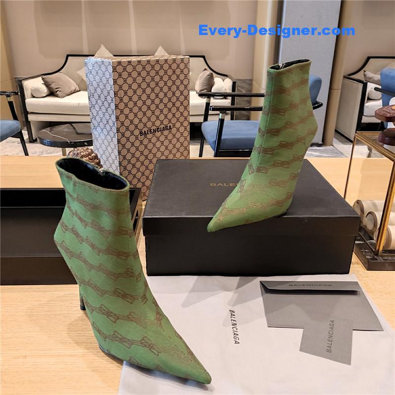 Ba1en*iaga pointed toe stiletto boots