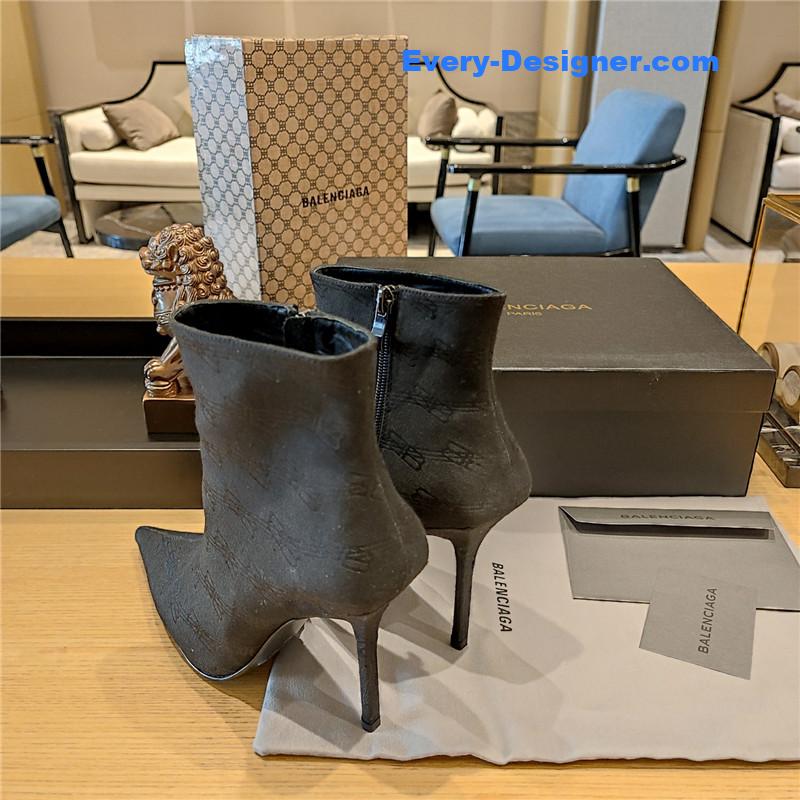 Ba1en*iaga pointed toe stiletto boots