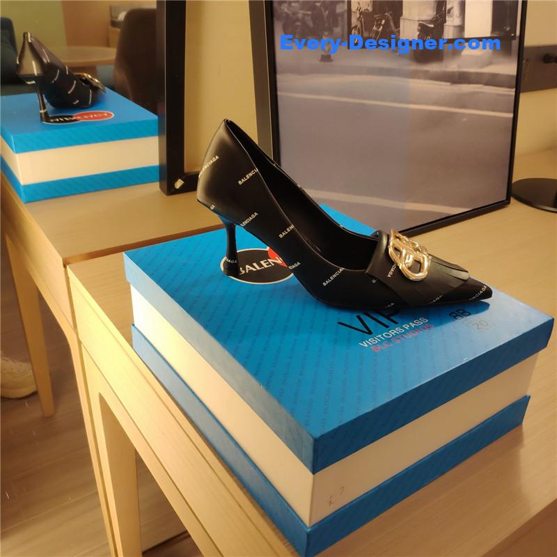 Ba1en*iaga high heel fashion shoes