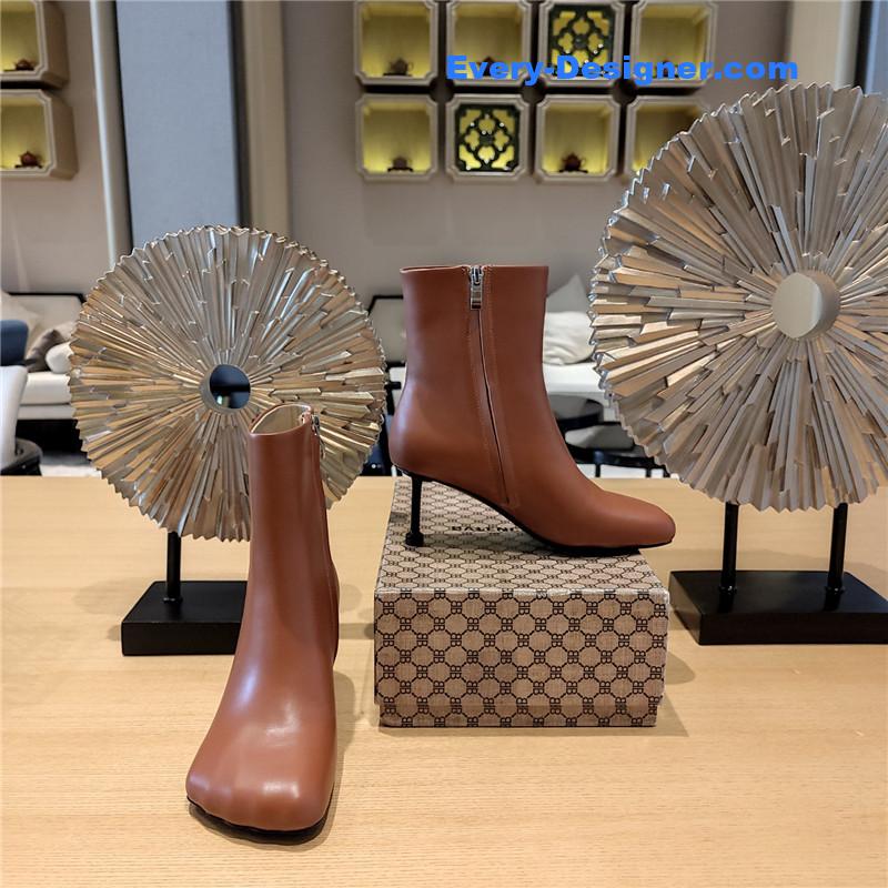 Ba1en*iaga five toe high heel mid boots