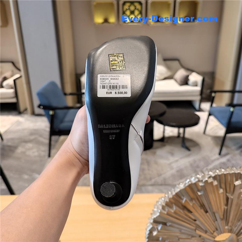 Ba1en*iaga five toe high heel mid boots