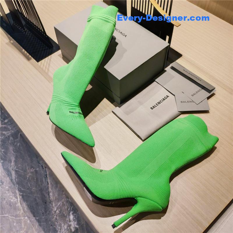 Ba1en*iaga high heel sock boots