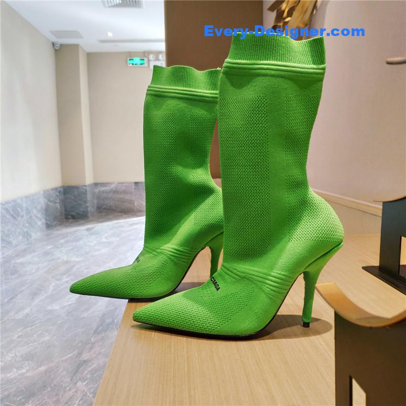 Ba1en*iaga high heel sock boots