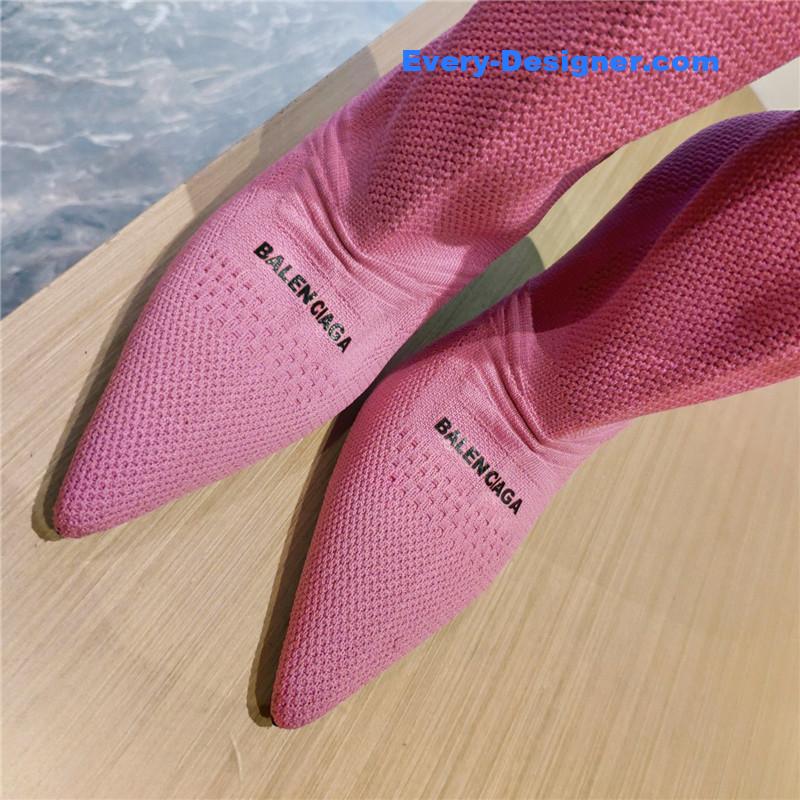 Ba1en*iaga high heel sock boots