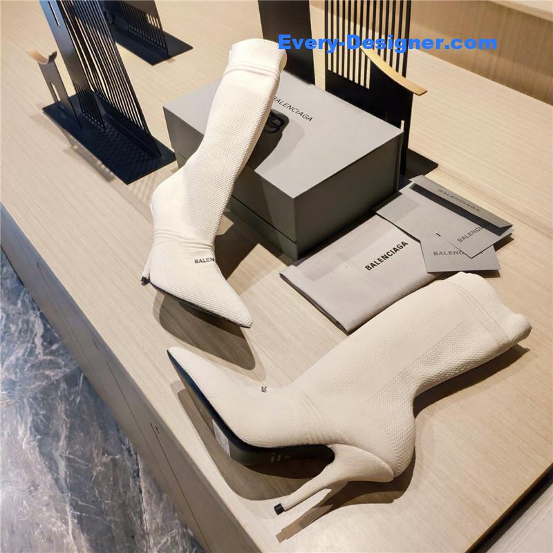 Ba1en*iaga high heel sock boots