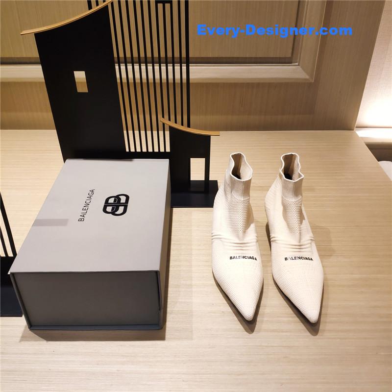 Ba1en*iaga high heel sock boots