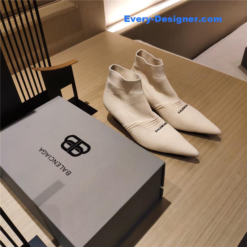 Ba1en*iaga high heel sock boots