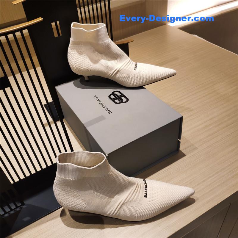 Ba1en*iaga high heel sock boots