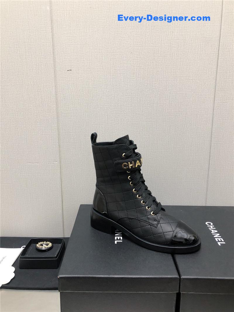 CC leather outsole martin boots