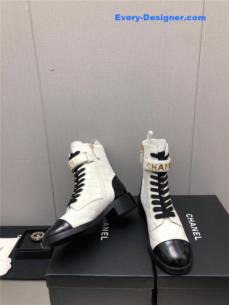 CC leather outsole martin boots