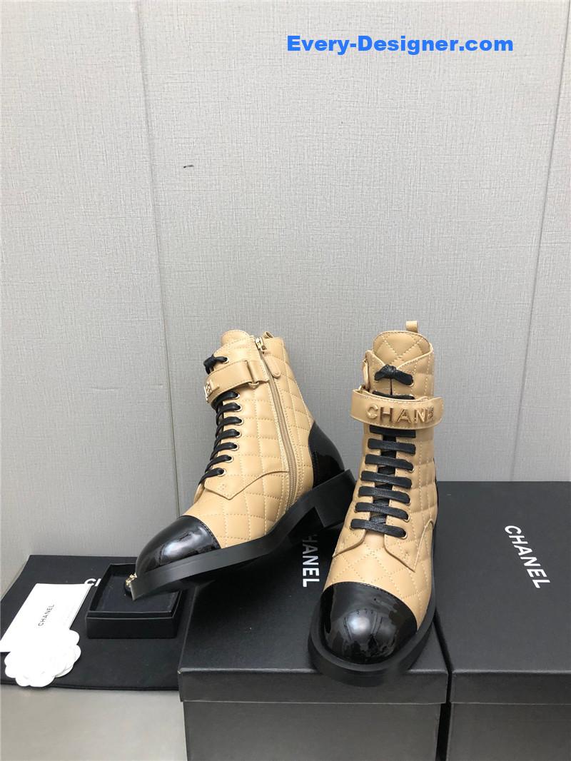 CC leather outsole martin boots