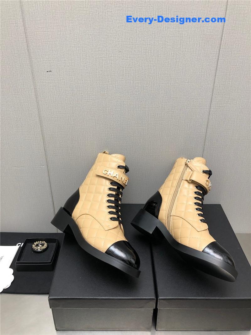 CC leather outsole martin boots