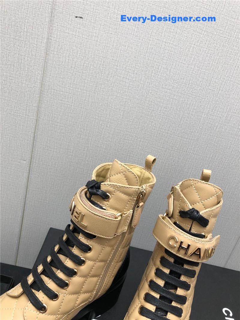 CC leather outsole martin boots