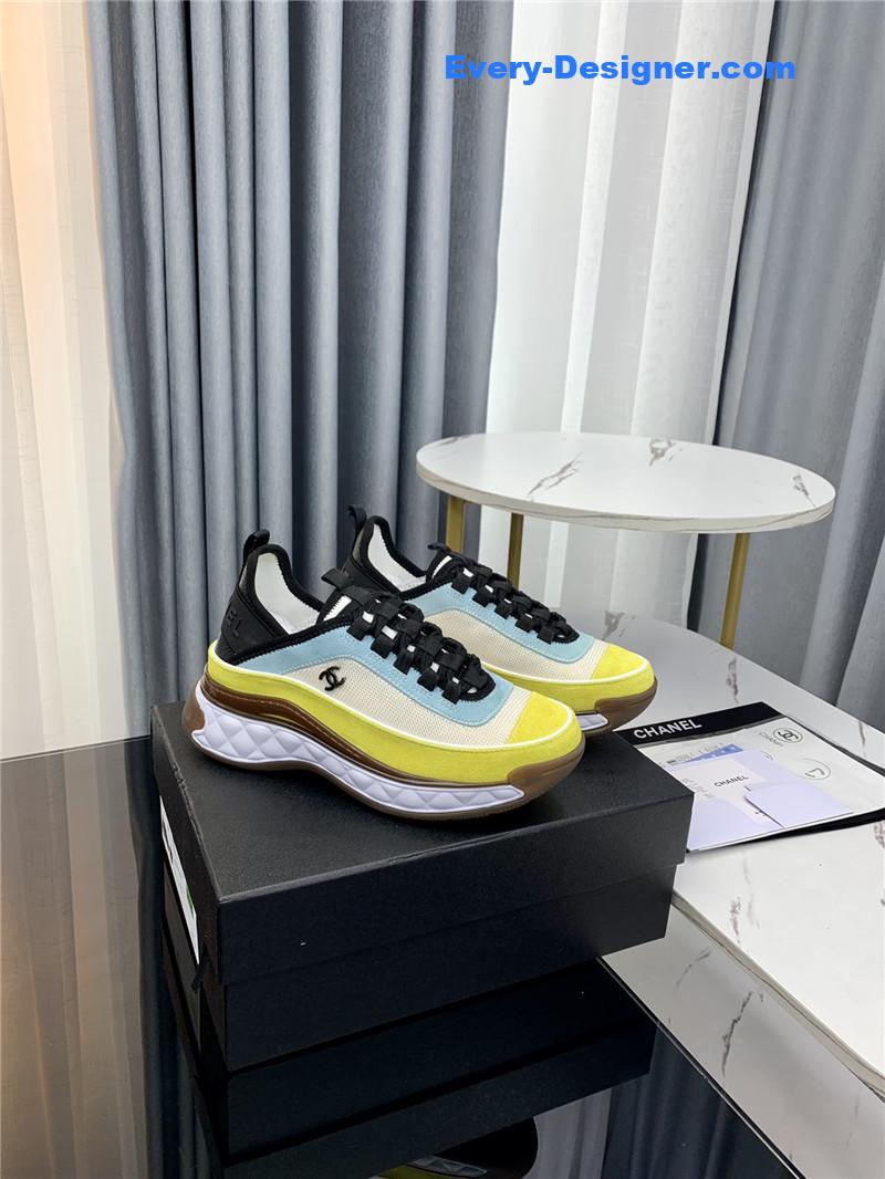 Chanel new color matching casual sneakers