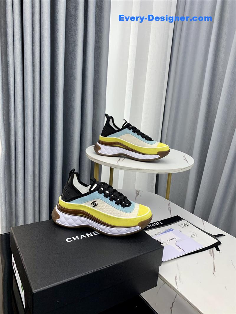 Ch**el new color matching casual sneakers