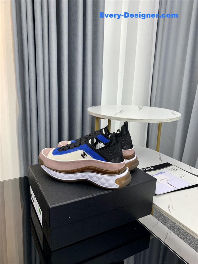 Ch**el new color matching casual sneakers