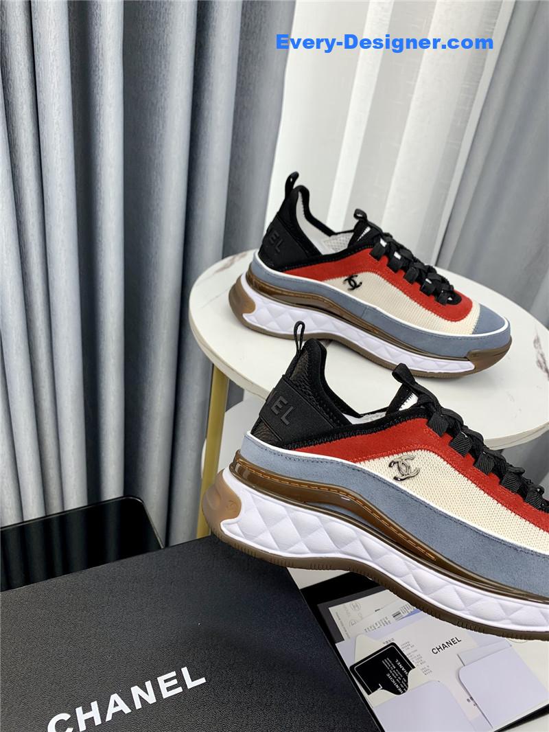 Ch**el new color matching casual sneakers