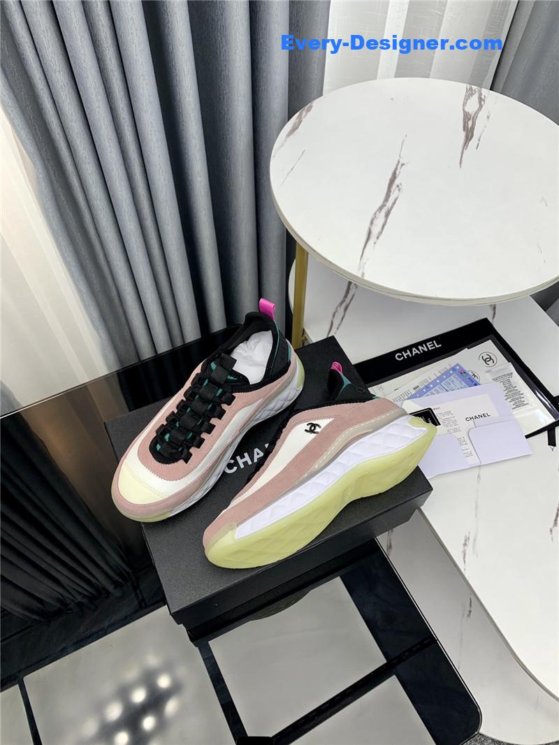 Ch**el new color matching casual sneakers