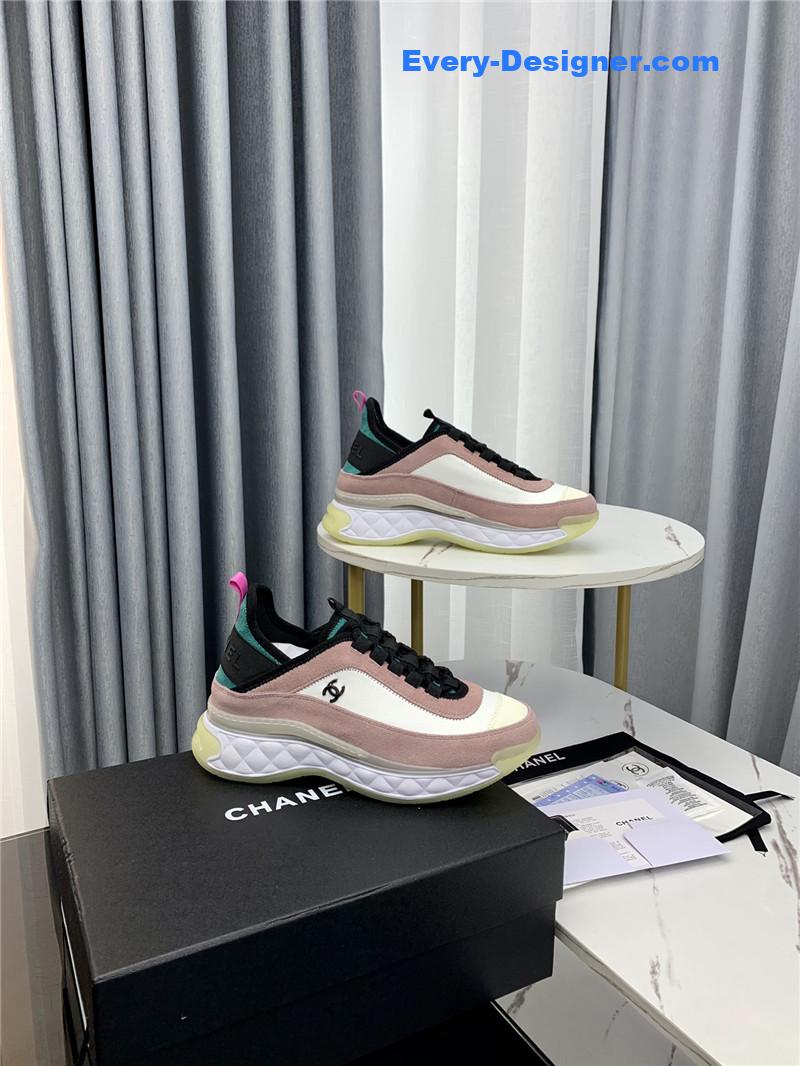Ch**el new color matching casual sneakers