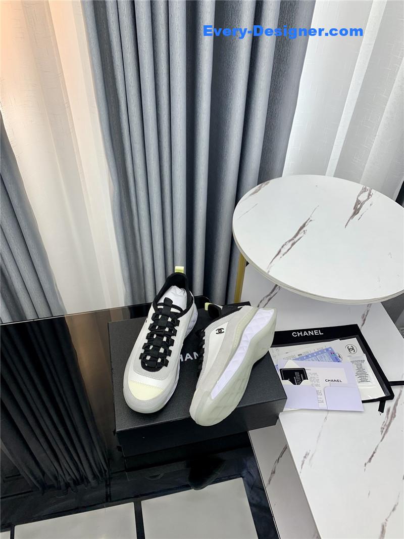 Ch**el new color matching casual sneakers