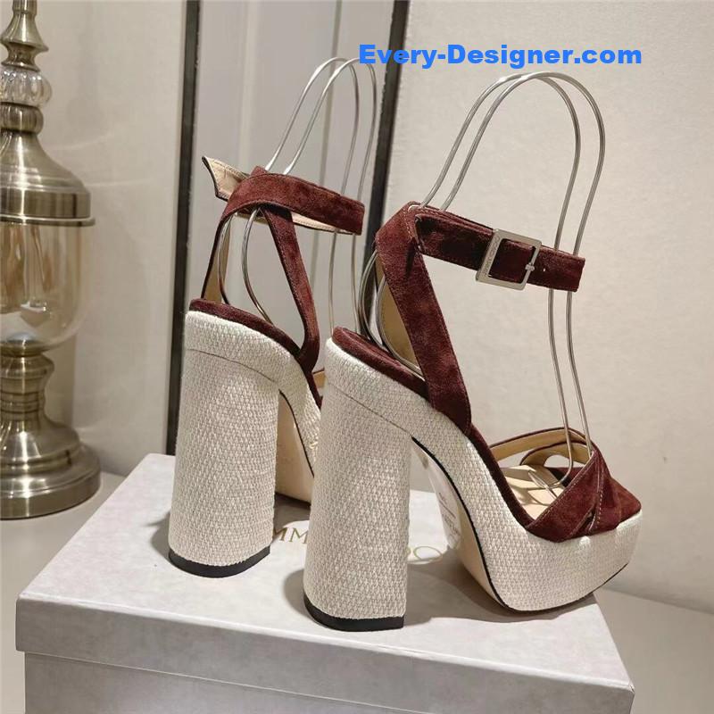 J1m*y Ch00 fashion heel sandals