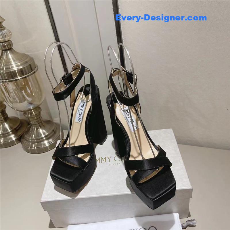 J1m*y Ch00 fashion heel sandals