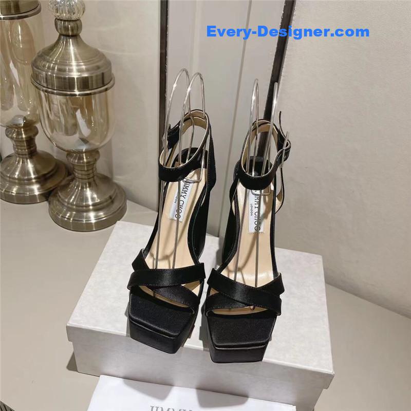 J1m*y Ch00 fashion heel sandals