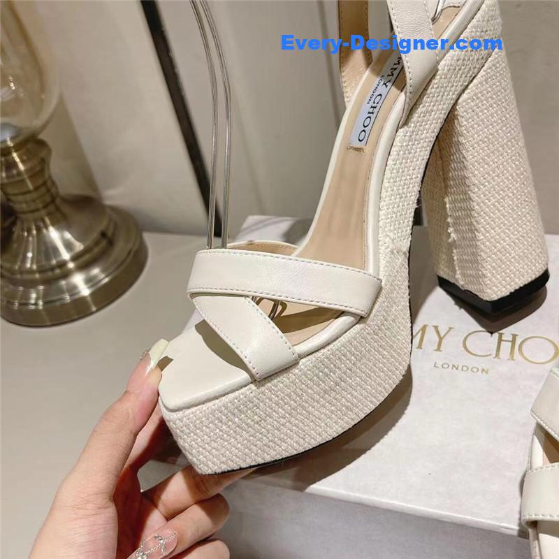 J1m*y Ch00 fashion heel sandals