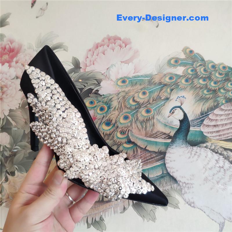 Ba1en*iaga pointed toe sandals