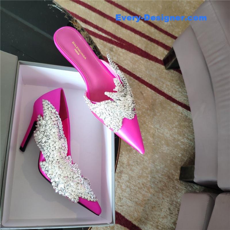 Ba1en*iaga pointed toe sandals