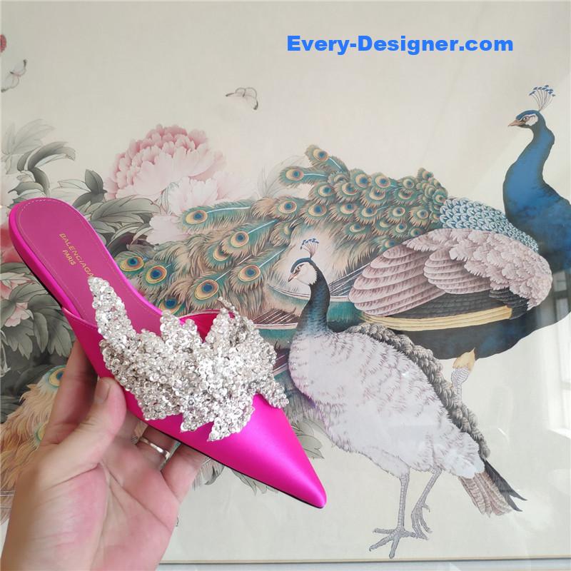 Ba1en*iaga pointed toe sandals