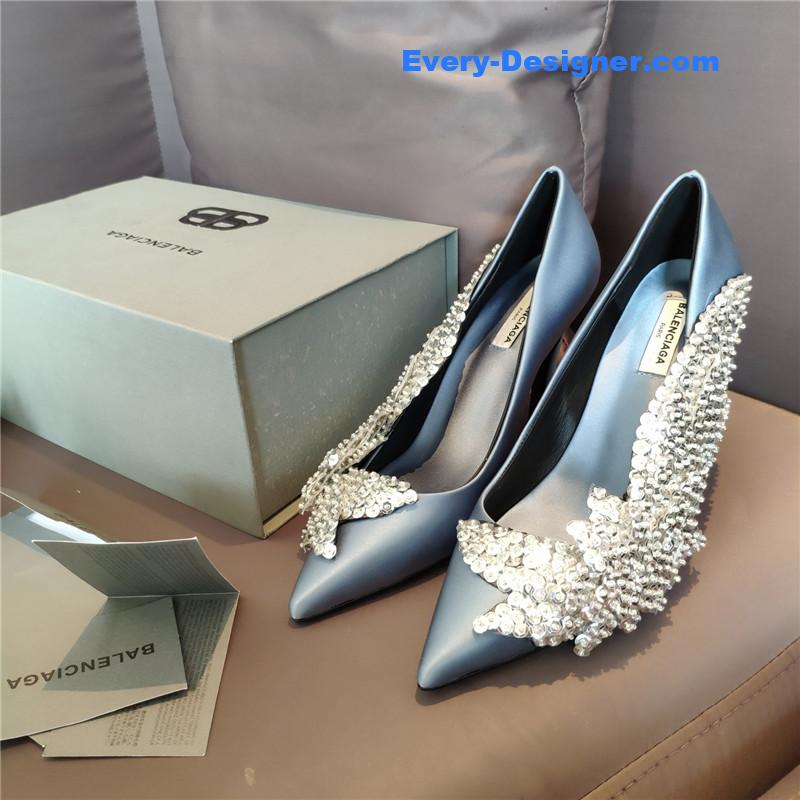 Ba1en*iaga pointed toe sandals