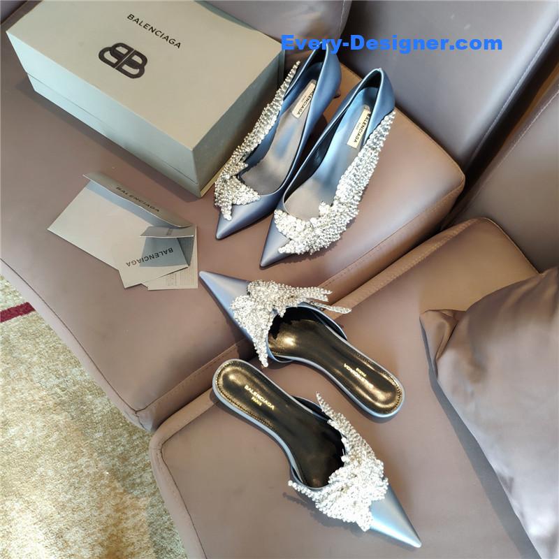 Ba1en*iaga pointed toe sandals