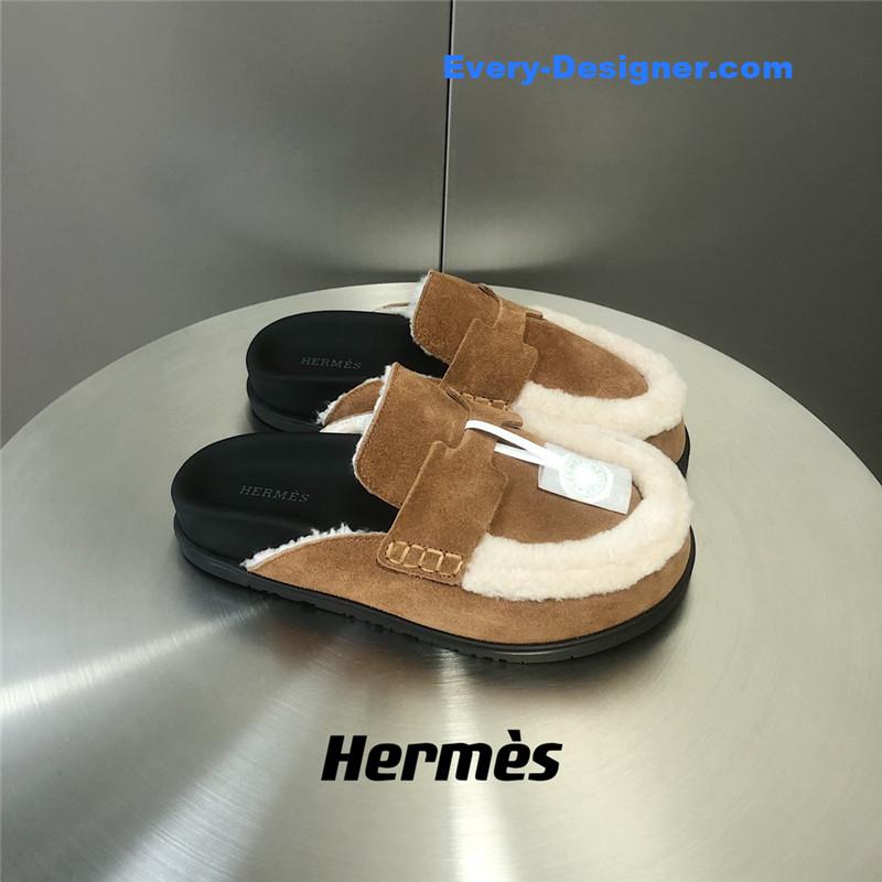 Hermes Fur Birkenstocks