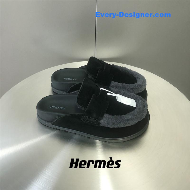 Hermes Fur Birkenstocks