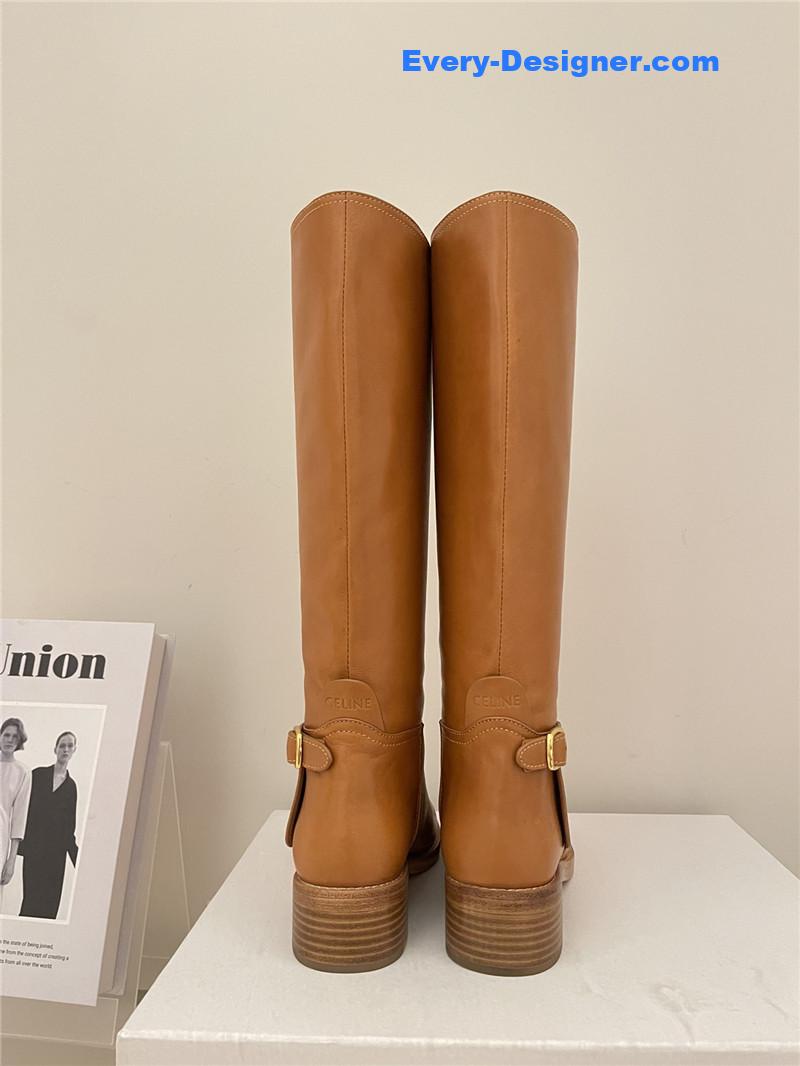 Ce1i*e autumn and winter new high knight boots