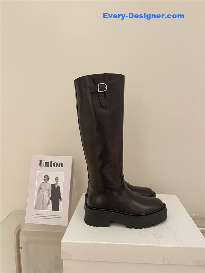 Ce1i*e autumn and winter new thick-soled tall knight boots