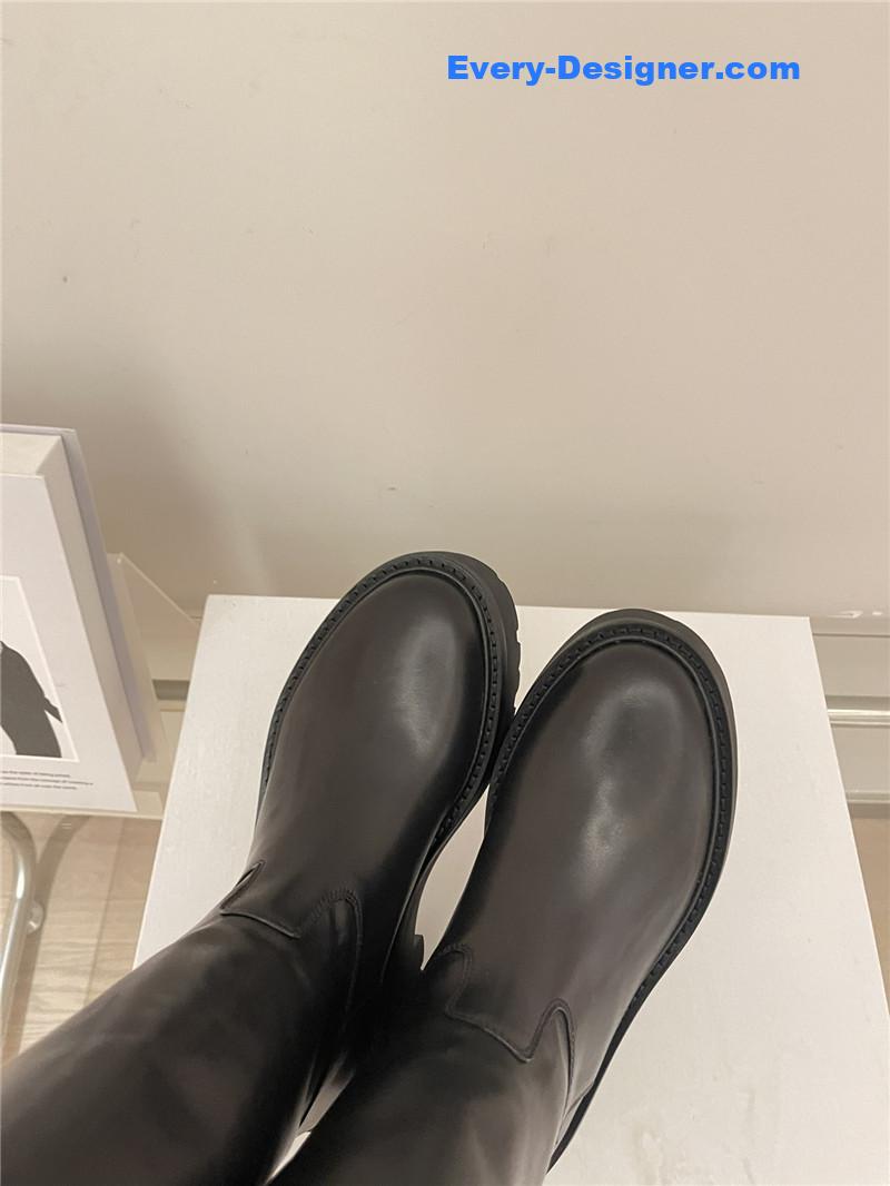 Ce1i*e autumn and winter new thick-soled tall knight boots