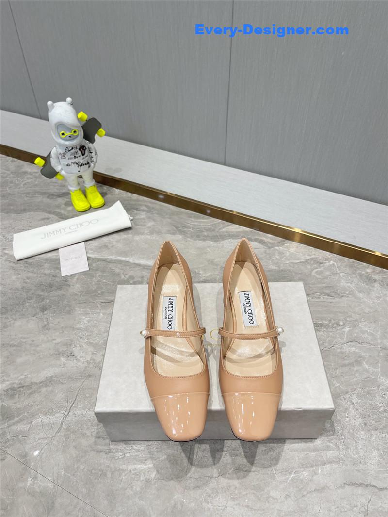 Jimmy Choo Jimmy Choo Elisa 45 Square-Toe Pumps