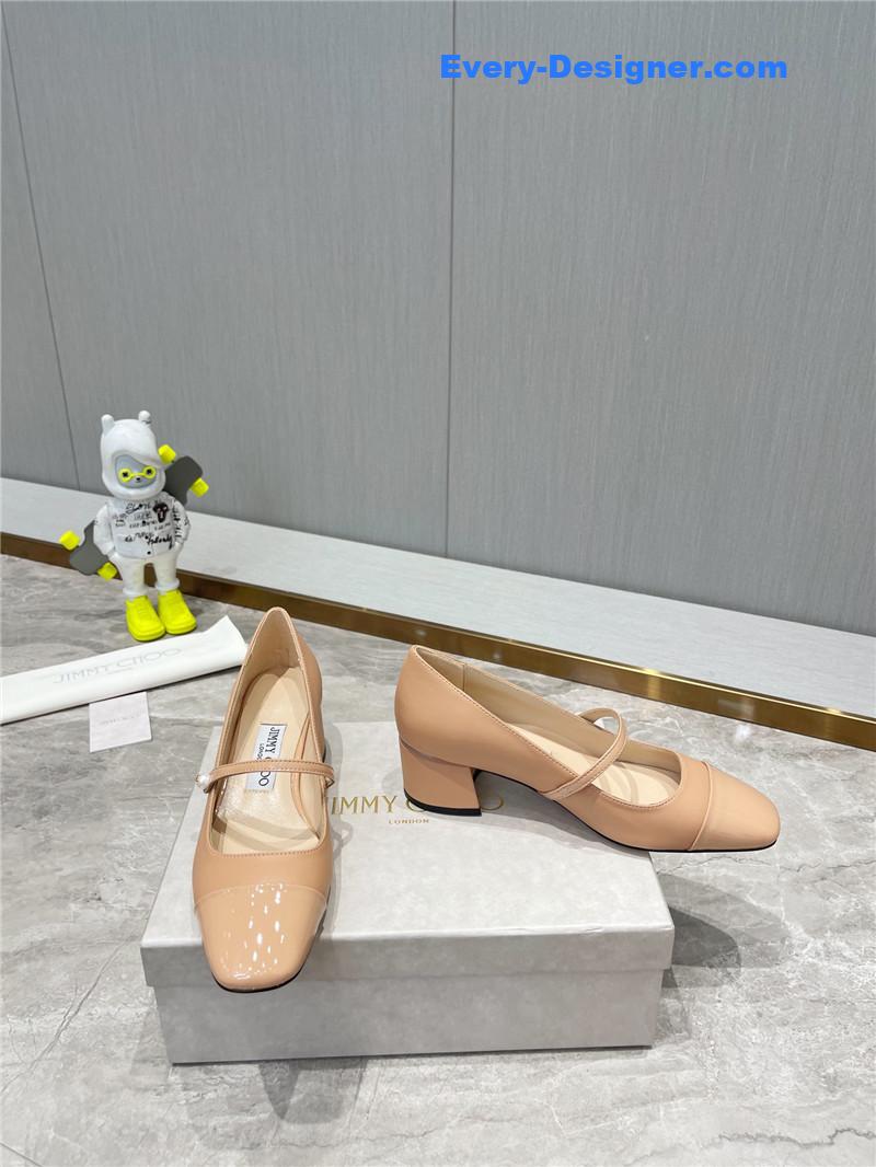 Jimmy Choo Jimmy Choo Elisa 45 Square-Toe Pumps