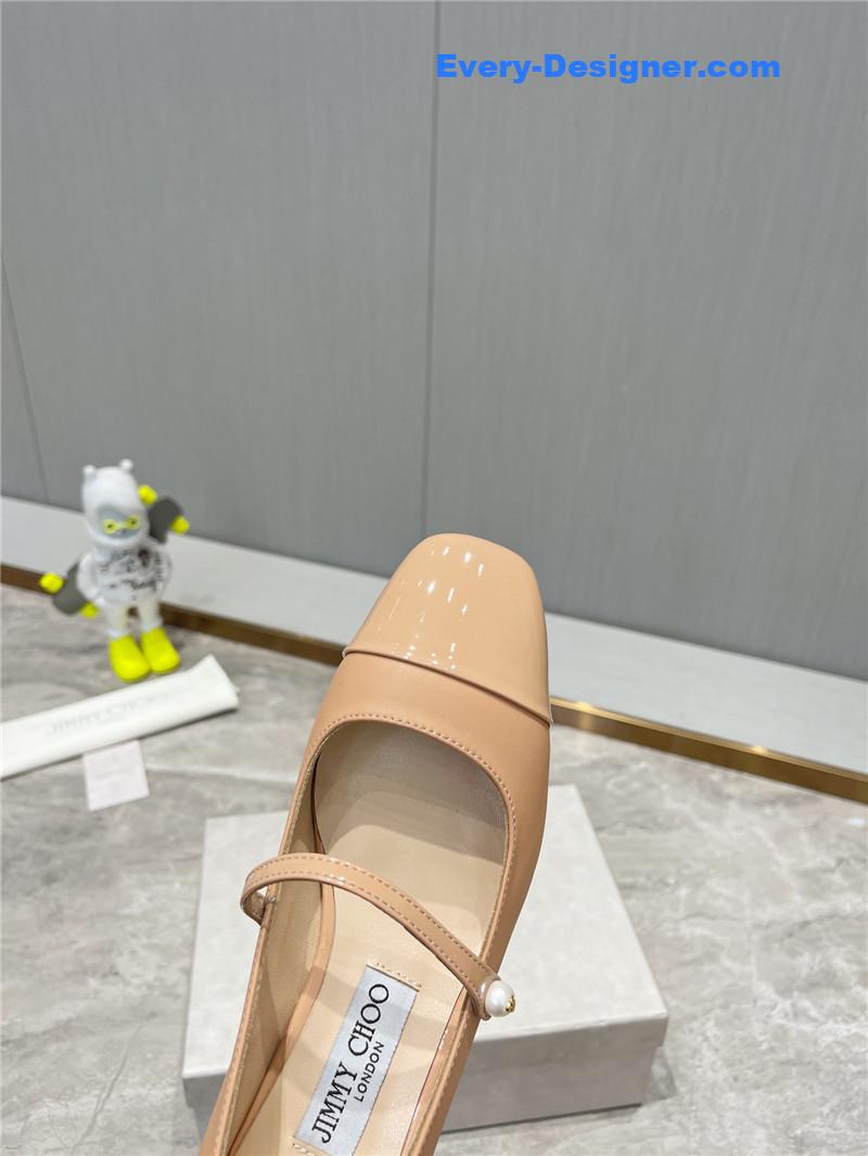 Jimmy Choo Jimmy Choo Elisa 45 Square-Toe Pumps